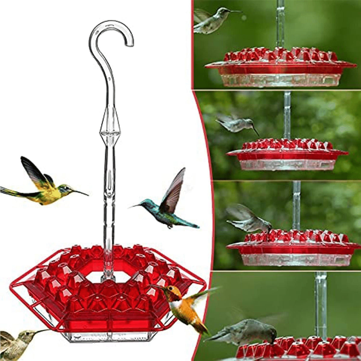 &#128165;50% OFF&#128165;Mary's Sweety Hummingbird Feeder With Perch And Built-in Ant Moat